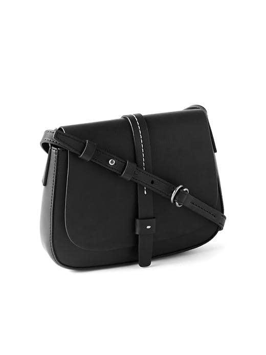 Gap Crossbody Saddle Bag - Black