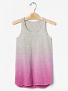 Gap Ombre Picot Trim Tank - Devi Pink