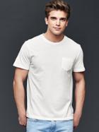 Gap Men Vintage Wash T Shirt - New Off White