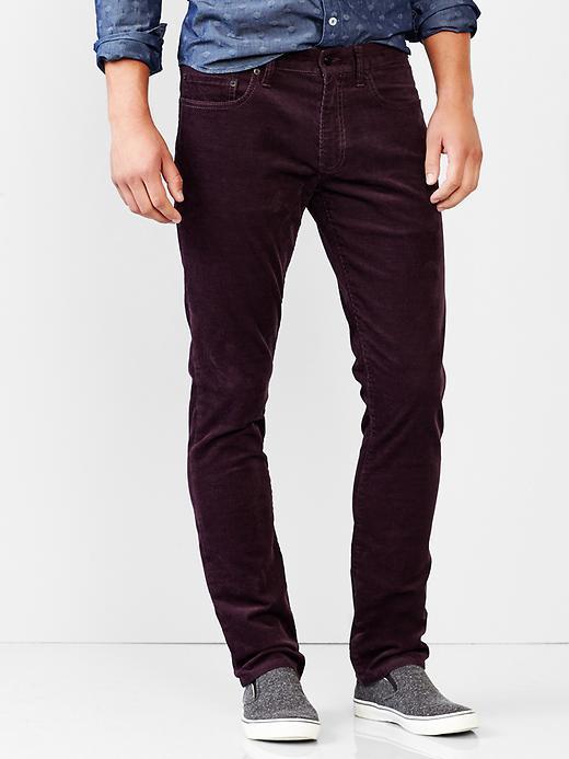 Gap Men 1969 Cord Skinny Fit - Birch Beer