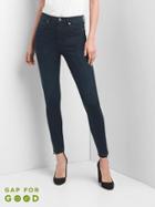 Gap Women Super High Rise 360 Stretch Jeans - Blue Black