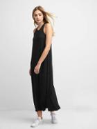 Gap Softspun Knit Racerback Maxi Dress - True Black