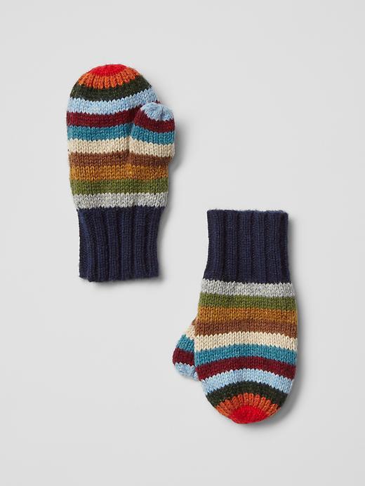 Gap Holiday Stripe Mittens - Bas Multi