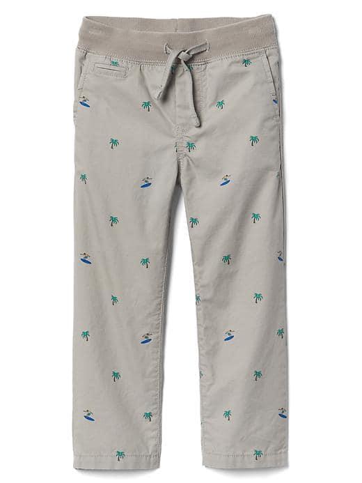 Gap Pull On Twill Chinos - Silver