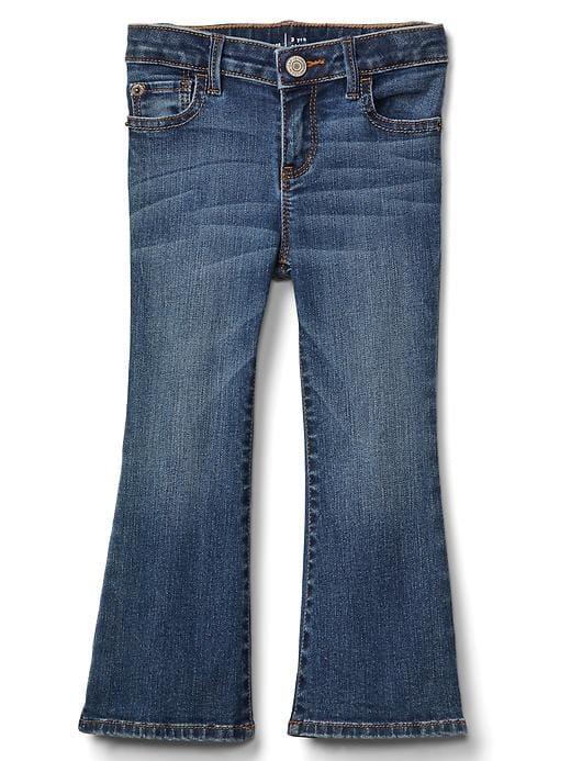Gap 1969 High Stretch Skinny Flare Jeans - Medium Indigo