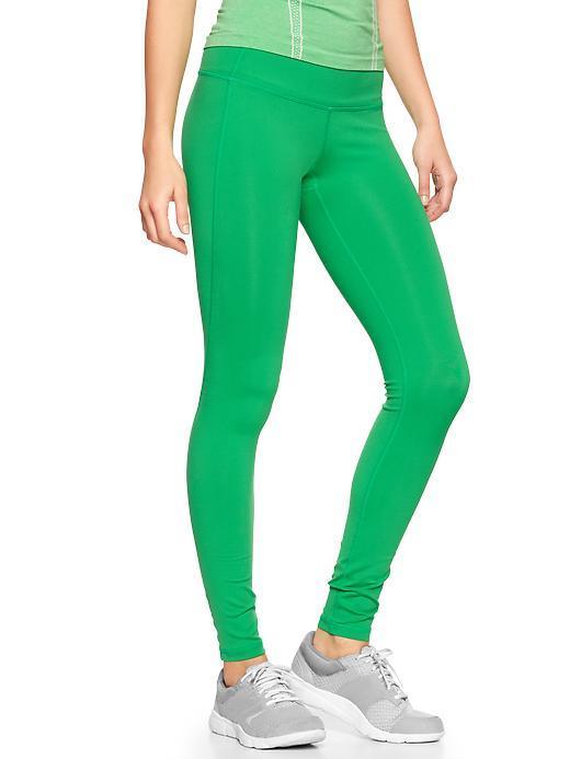Gap Gapfit Gfast Leggings - Green Point