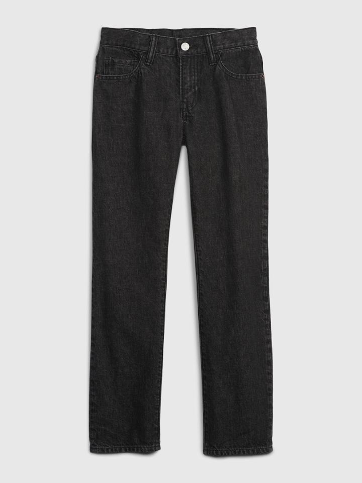 Kids Straight Jeans With Washwell