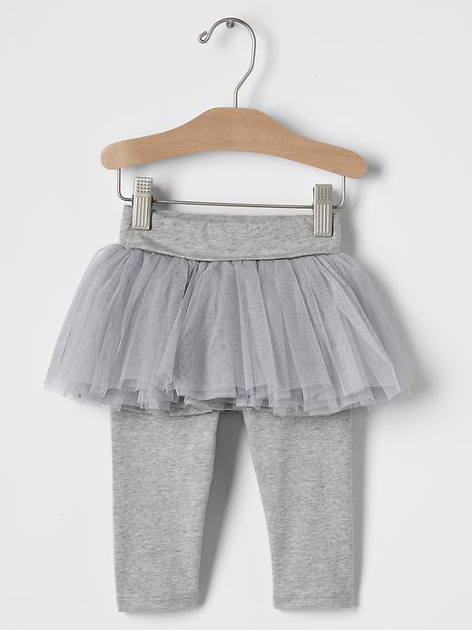 Gap Tulle Skirt Legging Duo - Gray