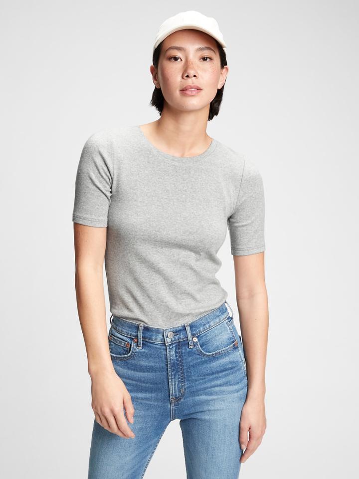 Modern Crewneck Half Sleeve T-shirt