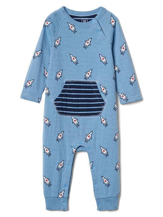 Gap Rocket Double Face Kanga One Piece - Blue