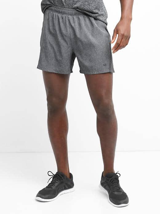 Gap Men Gapfit Running Shorts 5 - New Heather Grey
