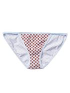 Gap Women String Bikini - Paris Geo Lt Blue