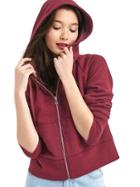 Gap Women The Archive Re Issue Zip Hoodie - Red Delicious