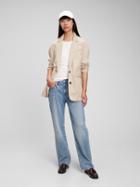Oversized Khaki Blazer