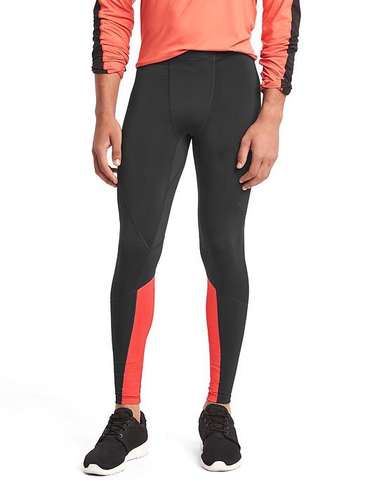 Gap Men Compression Running Tights - Solid Black