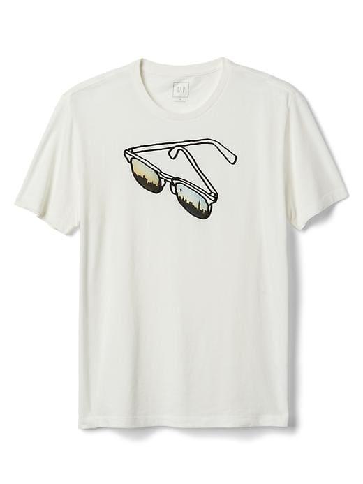 Gap Men Graphic Short Sleeve Tee - Sunglasses Skyline