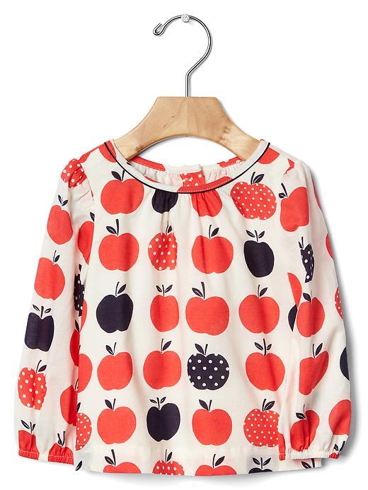 Gap Polka Dot Apples Top - Ivory Frost