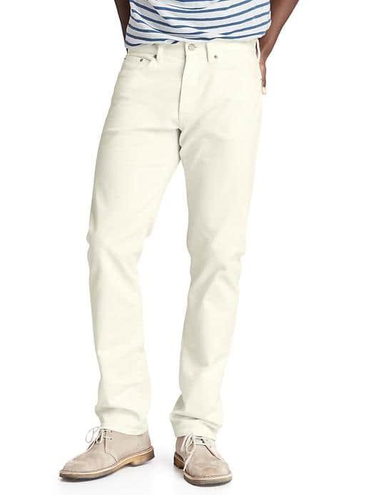 Gap Men Slim Fit Jeans - Salt