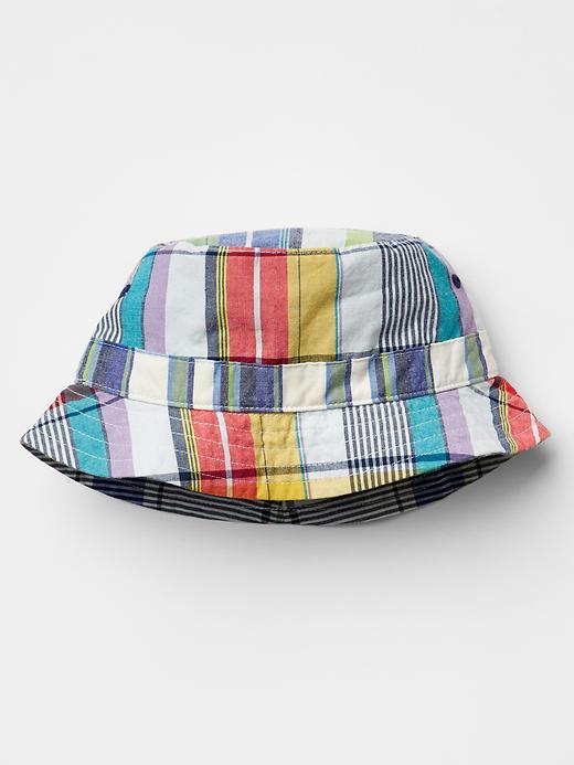 Gap Plaid Bucket Hat - Olive Heather