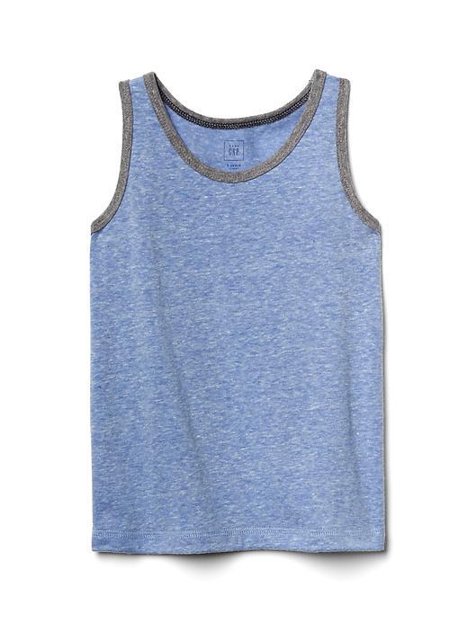 Gap Marled Jersey Tank - Radiant Blue