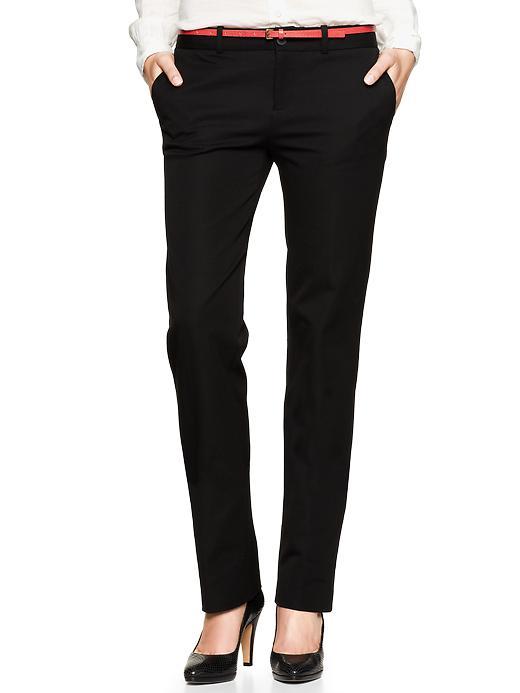 Gap True Straight Pants - True Black | LookMazing