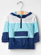 Gap Colorblock Anorak Jacket - Royal Blue