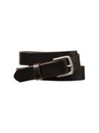 Gap Smooth Leather Belt - Dark Brown