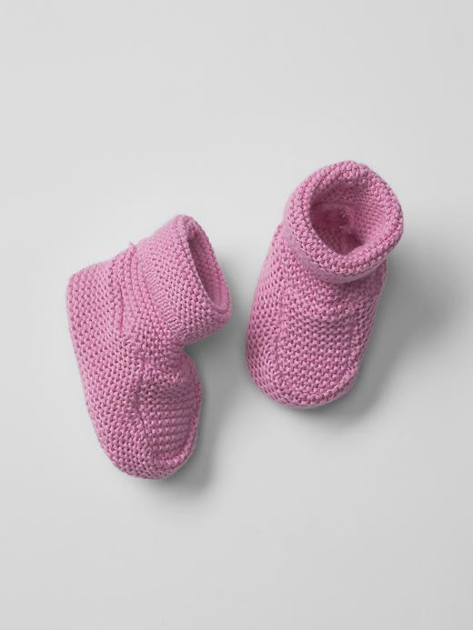 Gap Knit Booties - Devi Pink
