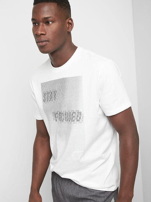 Gap Women Gdry Graphic Tee - White