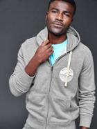 Gap Men Sun Wash Surf Local Zip Hoodie - Heather Grey