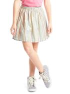 Gap Women Shimmer Stripe Flippy Skirt - Multi Stripe