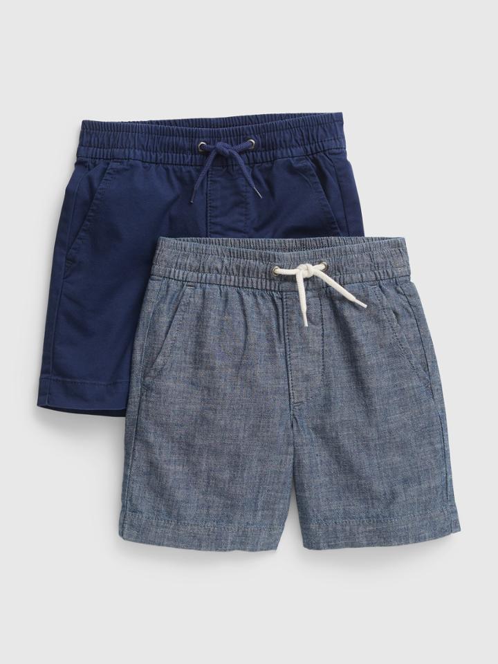 Toddler Easy Pull-on Shorts (2-pack)