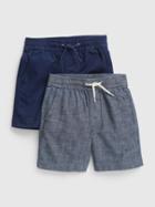 Toddler Easy Pull-on Shorts (2-pack)