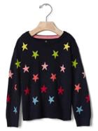 Gap Rainbow Stars Sweater - Blue Galaxy