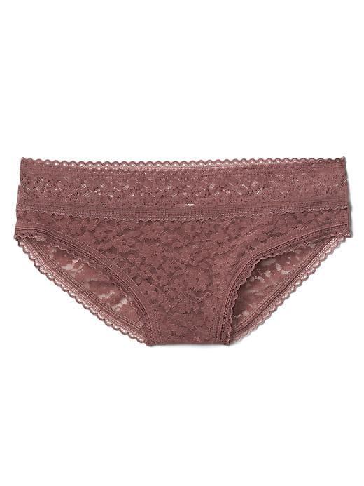 Gap Women Super Soft Lace Bikini - Dusty Plum