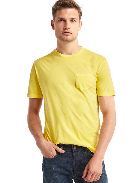 Gap Men Vintage Wash T Shirt - Firefly