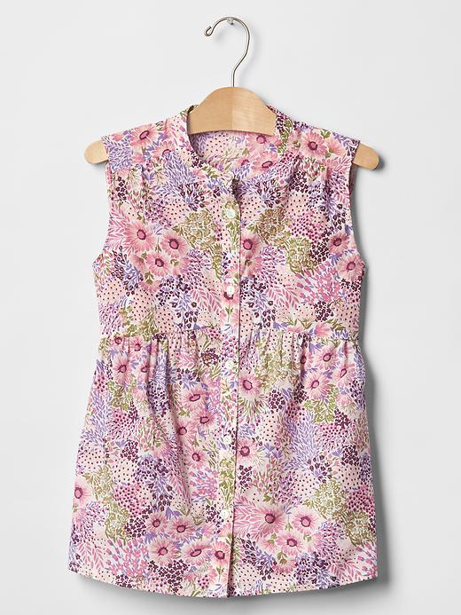 Gap Floral Top - Pink Raspberry