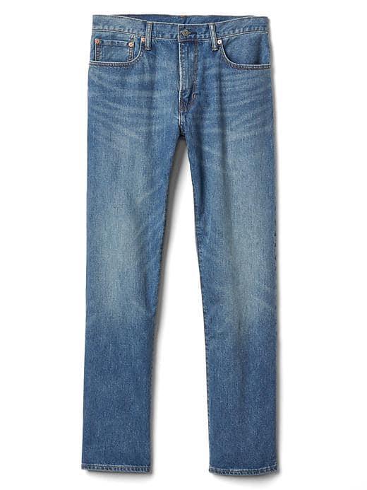 Gap Men Straight Fit Jeans - Bright Medium