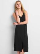 Gap Women Softspun Strappy Midi Dress - True Black