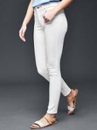 Gap Women Stretch 1969 True Skinny High Rise Jeans - White