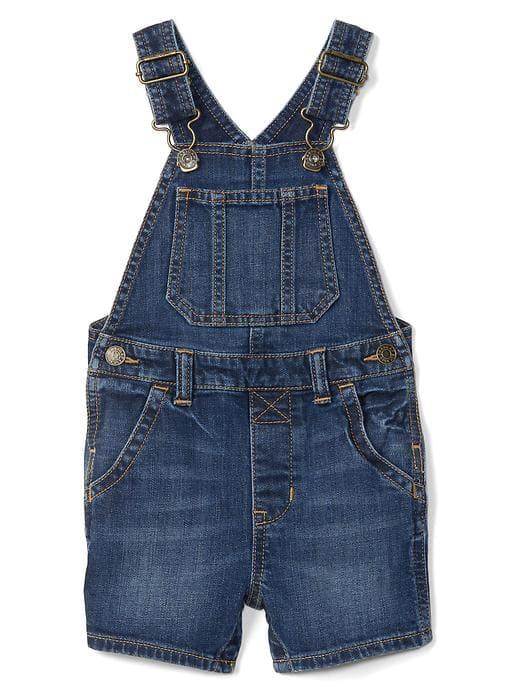 Gap 1969 Denim Short Overalls - Denim