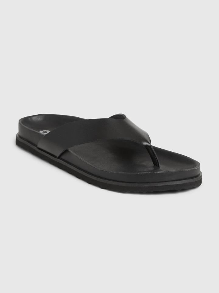 Vegan Leather Flip Flops