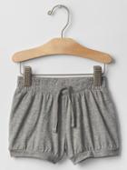 Gap Solid Bubble Shorts - Grey Heather