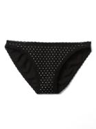 Gap Women Lace Trim Skinny Bikini - Dot Black