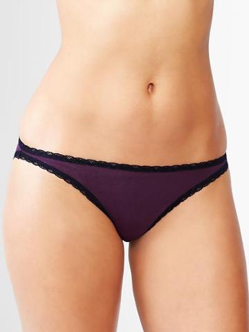 Gap Women Skinny Bikini - Rich Wine