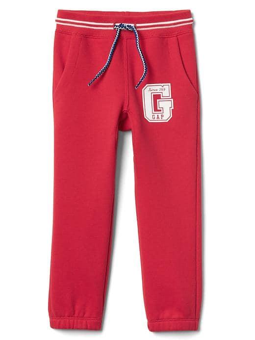 Gap Logo Fleece Sweats - Pure Red