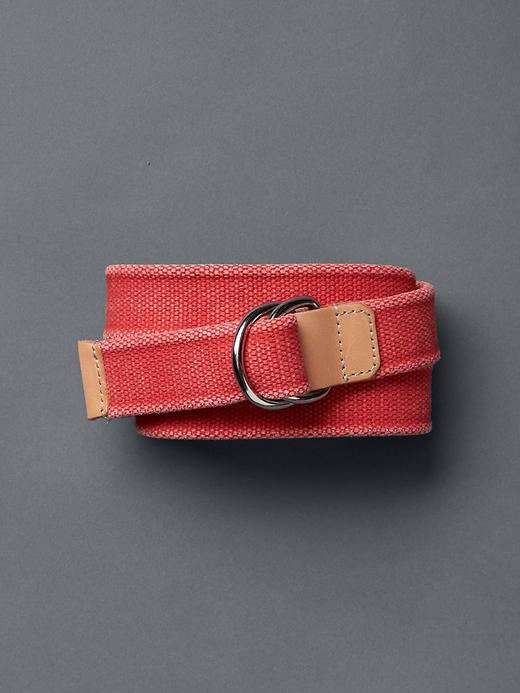 Gap Fabric Belt - Buoy Red