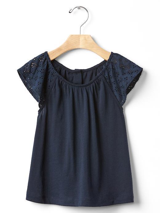 Gap Flutter Eyelet Top - Blue Galaxy