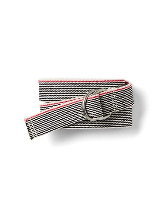 Gap Men Stripe Webbing Belt - Stripe