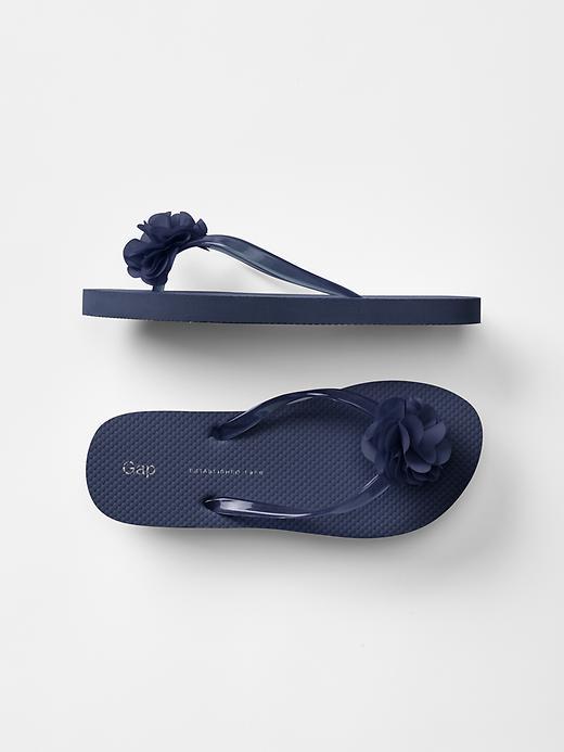 Gap Flower Flip Flops - Blue Galaxy